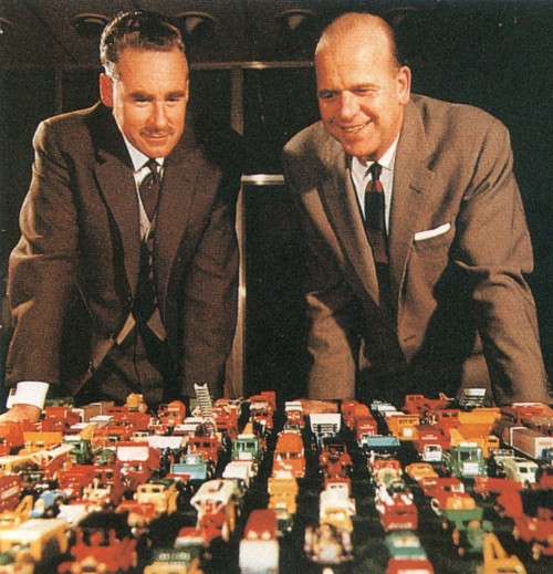 Jack Odell (left) and Leslie Smith in the late 1950s