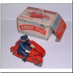 Eebee Pukka Toy Police Motorcycle