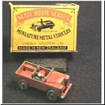 Lincoln Matchbox Land Rover