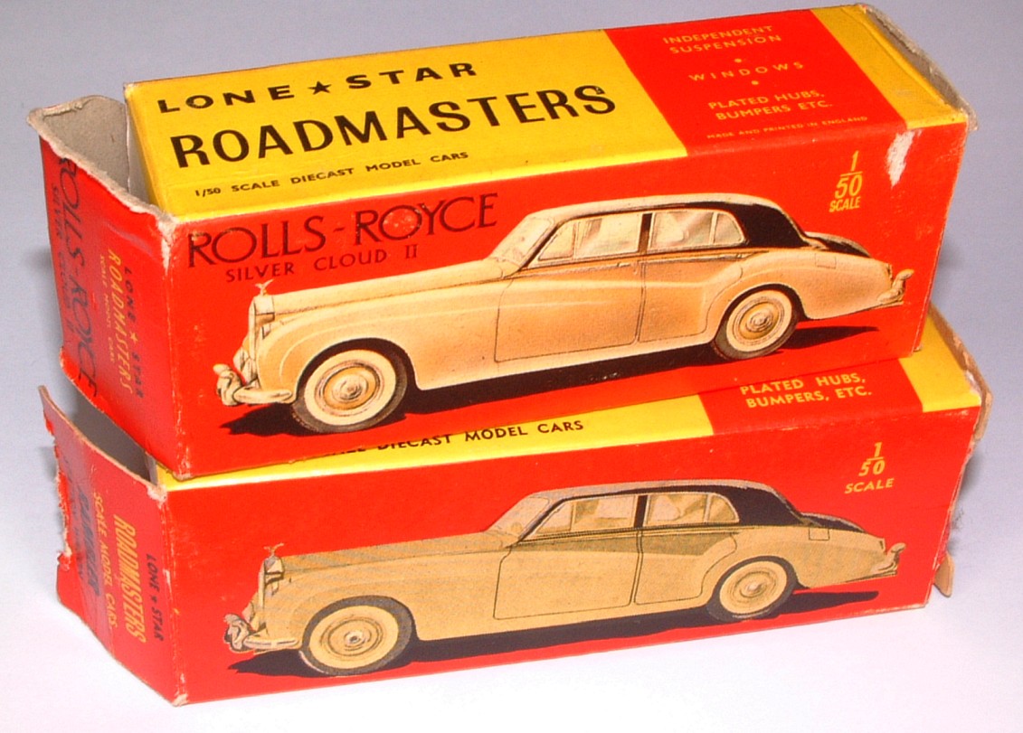 1960s Vintage Lone Star Road Master Super Cars Rolls Royce
