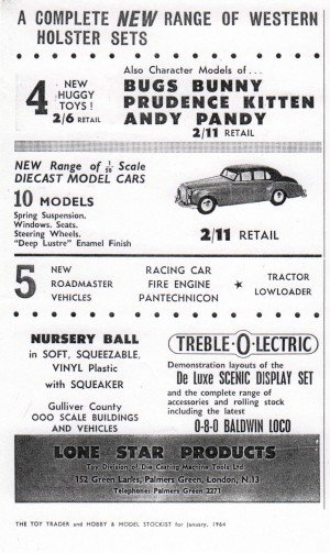 Lone Star advert January 1964