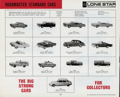 Lone Star Roadmasters in the 1969 Scale Models catalogue